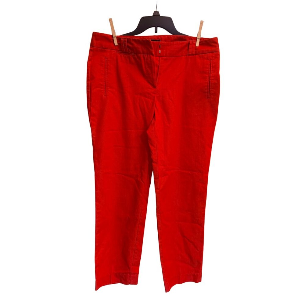 Red Larry Levine Pants - Size 12